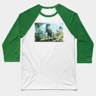 Iguanodon Baseball T-Shirt